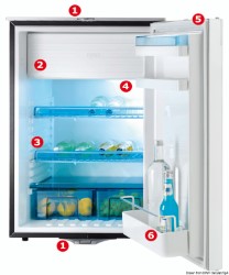 Dometic geladeira WAECO CRX50 Inox 48 l 12 / 24V